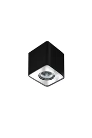   
                        Точечный светильник AZZARDO  (Польша) 16001    
                         в стиле хай-тек.  
                        Тип источника света: светодиодные led, галогенные.                         Форма: куб.                         Цвета плафонов и подвесок: черный, серый.                         Материал: алюминий.                          фото 1