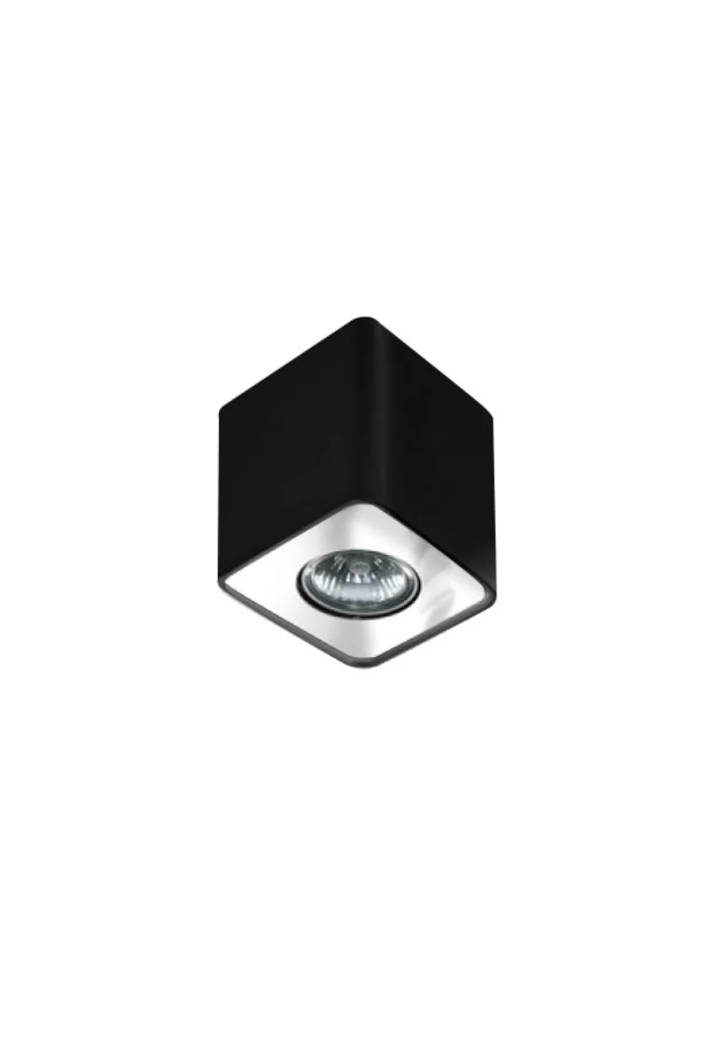   
                        Точковий світильник AZZARDO (Польща) 16001    
                         у стилі хай-тек.  
                        Тип джерела світла: cвітлодіодні led, галогенні.                         Форма: куб.                         Кольори плафонів і підвісок: чорний, сірий.                         Матеріал: алюміній.                          фото 1