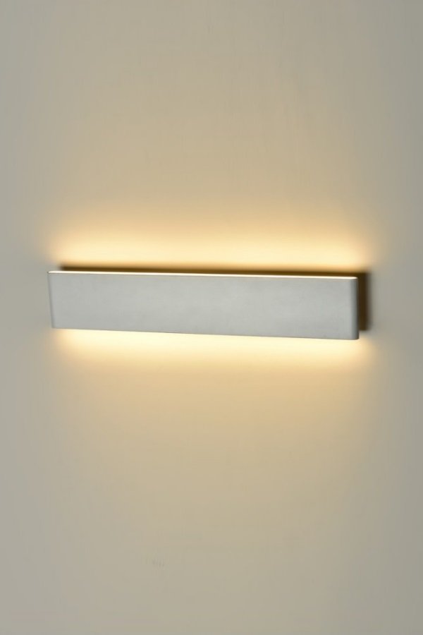   
                        Декоративна підсвітка AZZARDO (Польща) 16028    
                         у стилі хай-тек.  
                        Тип джерела світла: вбудовані світлодіоди led.                                                 Кольори плафонів і підвісок: білий.                         Матеріал: алюміній.                          фото 2