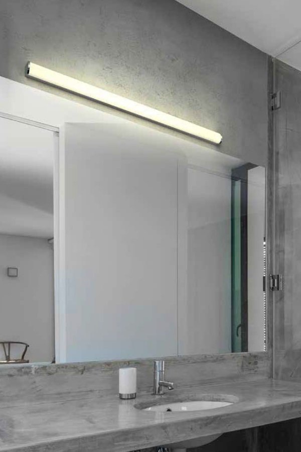   
                        Підсвітка для ванної AZZARDO (Польща) 16032    
                         у стилі модерн.  
                        Тип джерела світла: вбудовані світлодіоди led.                                                 Кольори плафонів і підвісок: білий.                         Матеріал: пластик.                          фото 3