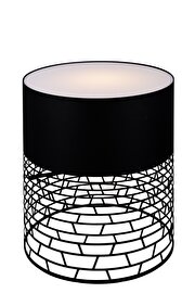   
                        Настільна лампа BLITZ (Німеччина) 16055    
                         у стилі лофт.  
                        Тип джерела світла: cвітлодіодні led, енергозберігаючі, розжарювання.                                                 Кольори плафонів і підвісок: чорний, білий.                         Матеріал: метал, скло.                          фото 1