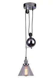   
                        
                        Люстра BLITZ (Німеччина) 16067    
                         у стилі Лофт.  
                        Тип джерела світла: світлодіодна лампа, змінна.                         Форма: Коло.                         Кольори плафонів і підвісок: Сірий.                         Матеріал: Скло.                          фото 1