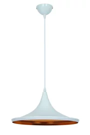   
                        Люстра BLITZ (Німеччина) 16079    
                         у стилі Лофт.  
                        Тип джерела світла: світлодіодна лампа, змінна.                         Форма: Коло.                         Кольори плафонів і підвісок: Білий.                         Матеріал: Метал.                          фото 1