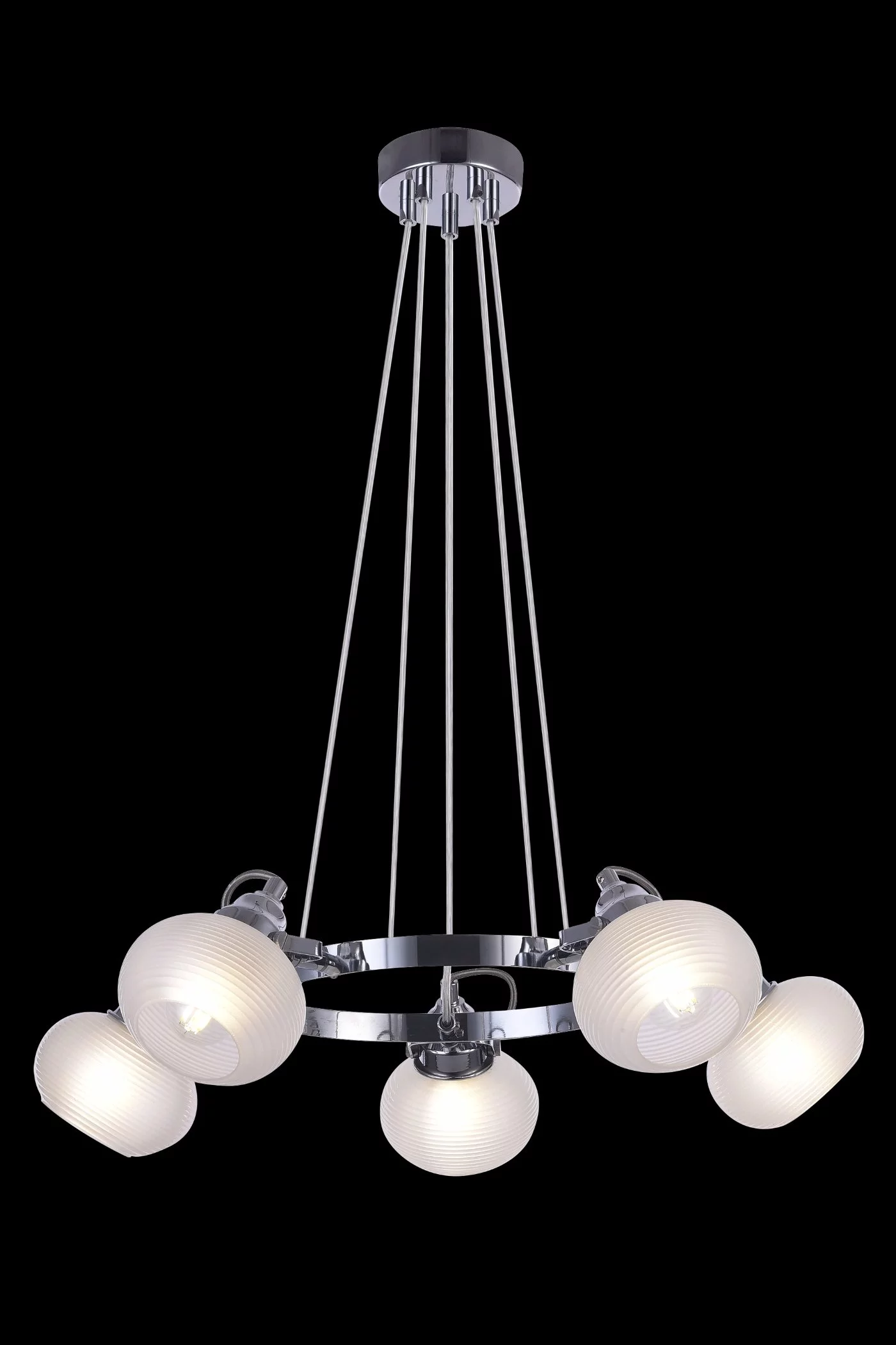   
                        
                        Люстра FREYA (Германия) 16143    
                         в стиле Модерн.  
                        Тип источника света: светодиодная лампа, сменная.                         Форма: Колесо.                         Цвета плафонов и подвесок: Прозрачный.                         Материал: Стекло.                          фото 2