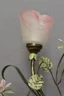   
                        Люстра NB LIGHT (Україна) 16330    
                         у стилі флористика.  
                        Тип джерела світла: cвітлодіодні led, енергозберігаючі, розжарювання.                         Форма: коло.                         Кольори плафонів і підвісок: білий, рожевий.                         Матеріал: скло.                          фото 2
