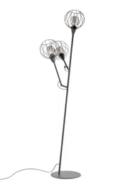   
                        Торшер NB LIGHT  (Украина) 16505    
                         в стиле Лофт.  
                        Тип источника света: светодиодная лампа, сменная.                                                 Цвета плафонов и подвесок: Черный.                         Материал: Металл.                          фото 1