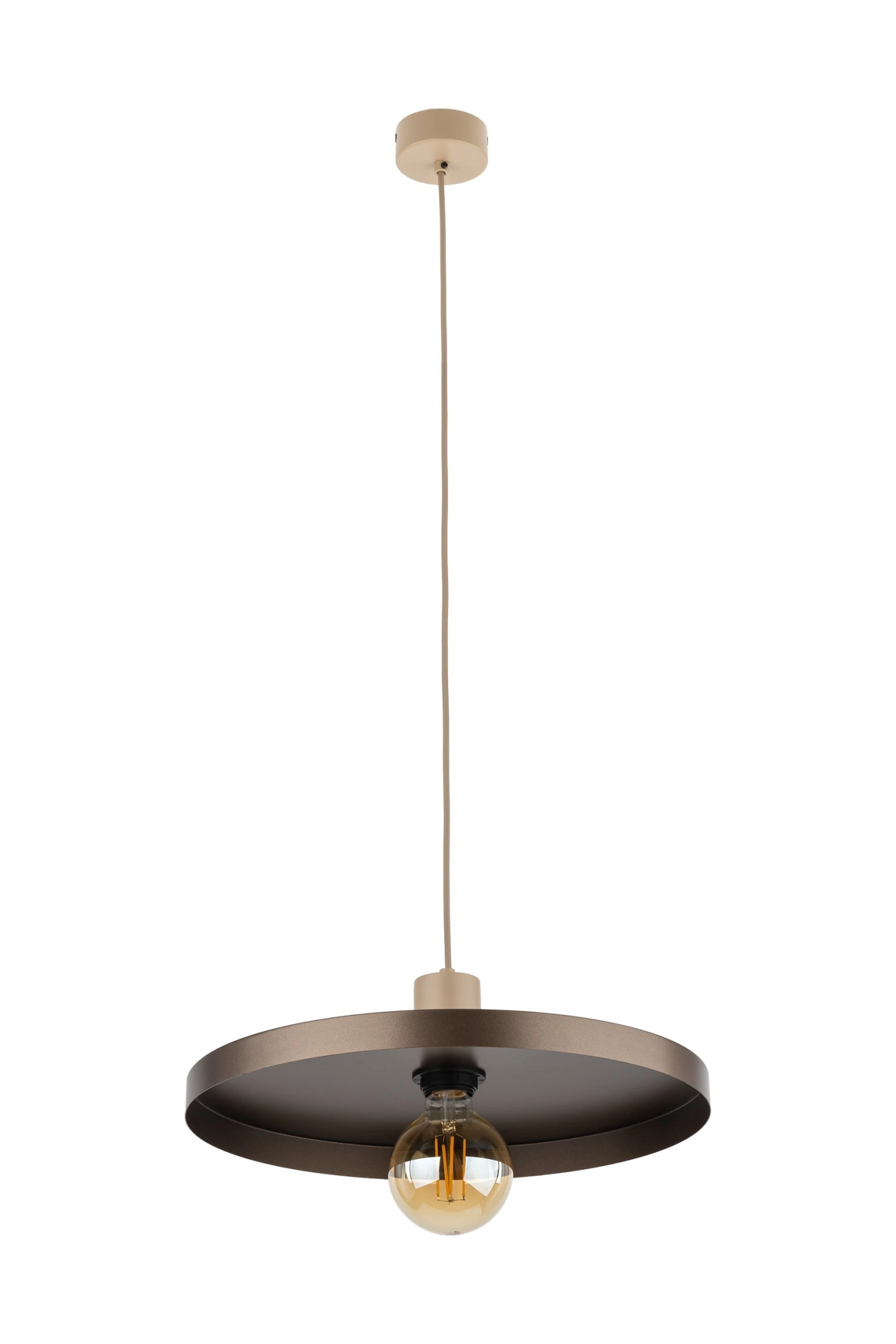   
                        
                        Люстра TK LIGHTING (Польща) 16512    
                         У стилі Лофт.  
                        Тип джерела світла: світлодіодна лампа, змінна.                         Форма: Коло.                         Кольори плафонів і підвісок: Коричневий.                         Матеріал: Метал, Пластик.                          фото 3