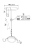   
                        Точковий світильник MAYTONI (Німеччина) 17046    
                         у стилі модерн.  
                        Тип джерела світла: вбудовані світлодіоди led.                         Форма: коло.                         Кольори плафонів і підвісок: білий.                         Матеріал: акрил.                          фото 4
