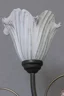   
                        Люстра NB LIGHT (Україна) 17115    
                         у стилі Флористика.  
                        Тип джерела світла: cвітлодіодні led, енергозберігаючі, розжарювання.                         Форма: Коло.                         Кольори плафонів і підвісок: Білий, Срібло.                         Матеріал: Скло.                          фото 3