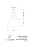   
                        Люстра MAYTONI (Німеччина) 17381    
                         у стилі Модерн.  
                        Тип джерела світла: світлодіодна лампа, змінна.                         Форма: Коло.                         Кольори плафонів і підвісок: Білий.                         Матеріал: Тканина, Пластик.                          фото 9