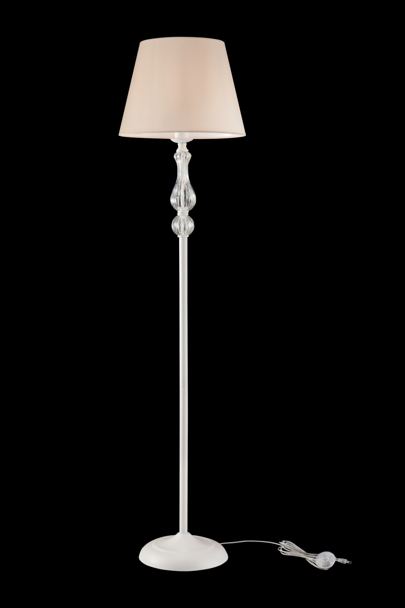   
                        Торшер FREYA (Німеччина) 17384    
                         у стилі класика.  
                        Тип джерела світла: cвітлодіодні led, енергозберігаючі, розжарювання.                                                 Кольори плафонів і підвісок: рожевий, прозорий.                         Матеріал: тканина, пластик.                          фото 2