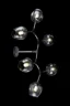   
                        
                        Люстра FREYA (Німеччина) 17388    
                         у стилі Хай-тек.  
                        Тип джерела світла: світлодіодна лампа, змінна.                         Форма: Прямокутник.                         Кольори плафонів і підвісок: Сірий.                         Матеріал: Скло.                          фото 2