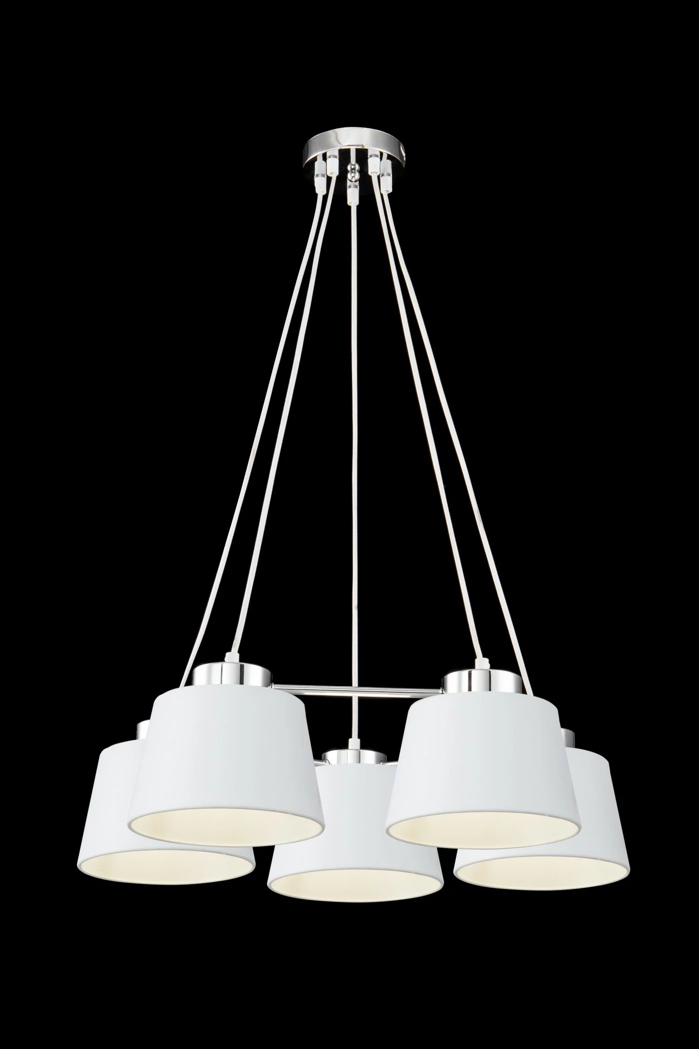   
                        
                        Люстра FREYA (Германия) 17401    
                         в стиле Модерн.  
                        Тип источника света: светодиодная лампа, сменная.                         Форма: Круг.                         Цвета плафонов и подвесок: Белый.                         Материал: Металл.                          фото 2