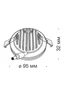   
                        Точковий світильник MAYTONI (Німеччина) 17721    
                         у стилі модерн.  
                        Тип джерела світла: вбудовані світлодіоди led.                         Форма: коло.                         Кольори плафонів і підвісок: білий.                         Матеріал: акрил.                          фото 4