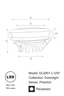   
                        Точковий світильник MAYTONI (Німеччина) 17721    
                         у стилі Модерн.  
                        Тип джерела світла: вбудовані світлодіоди led.                         Форма: Коло.                         Кольори плафонів і підвісок: Білий.                         Матеріал: Акрил.                          фото 5