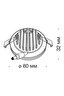   
                        Точковий світильник MAYTONI (Німеччина) 17732    
                         у стилі модерн.  
                        Тип джерела світла: вбудовані світлодіоди led.                         Форма: коло.                         Кольори плафонів і підвісок: білий.                         Матеріал: акрил.                          фото 4