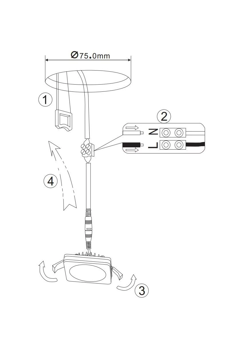   
                        
                        Точечный светильник MAYTONI (Германия) 17743    
                         в стиле Модерн.  
                        Тип источника света: встроенный led-модуль, несъемный.                         Форма: Квадрат.                         Цвета плафонов и подвесок: Белый.                         Материал: Акрил.                          фото 6