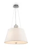   
                        Люстра MAYTONI (Німеччина) 17753    
                         у стилі Модерн.  
                        Тип джерела світла: світлодіодна лампа, змінна.                         Форма: Коло.                         Кольори плафонів і підвісок: Білий.                         Матеріал: Тканина, Скло.                          фото 3