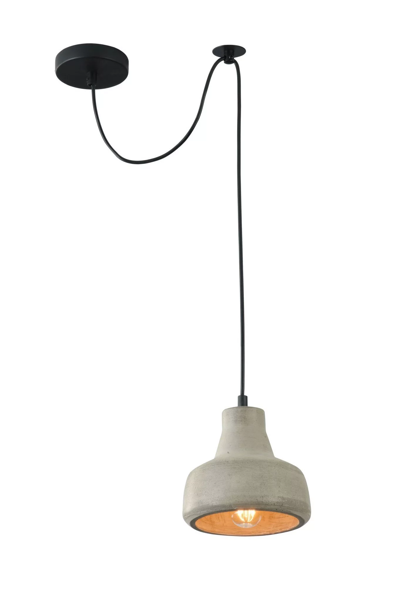   
                        Люстра MAYTONI (Німеччина) 17761    
                         у стилі Лофт, Скандинавський.  
                        Тип джерела світла: світлодіодна лампа, змінна.                         Форма: Коло.                         Кольори плафонів і підвісок: Сірий.                         Матеріал: Бетон.                          фото 1