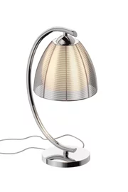   
                        
                        Настільна лампа ZUMALINE (Польща) 18627    
                         у стилі Модерн.  
                        Тип джерела світла: світлодіодна лампа, змінна.                                                 Кольори плафонів і підвісок: Срібло, Білий.                         Матеріал: Метал, Скло.                          фото 1