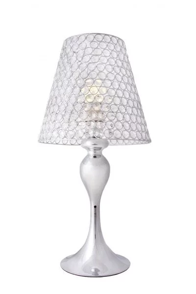   
                        
                        Настільна лампа ZUMALINE (Польща) 18668    
                         у стилі Модерн.  
                        Тип джерела світла: світлодіодна лампа, змінна.                                                 Кольори плафонів і підвісок: Прозорий.                         Матеріал: Скло.                          фото 1