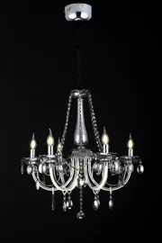   
                        
                        Люстра WUNDERLICHT (Німеччина) 18773    
                         у стилі Класика.  
                        Тип джерела світла: світлодіодна лампа, змінна.                         Форма: Коло.                         Кольори плафонів і підвісок: Прозорий.                         Матеріал: Кришталь.                          фото 1