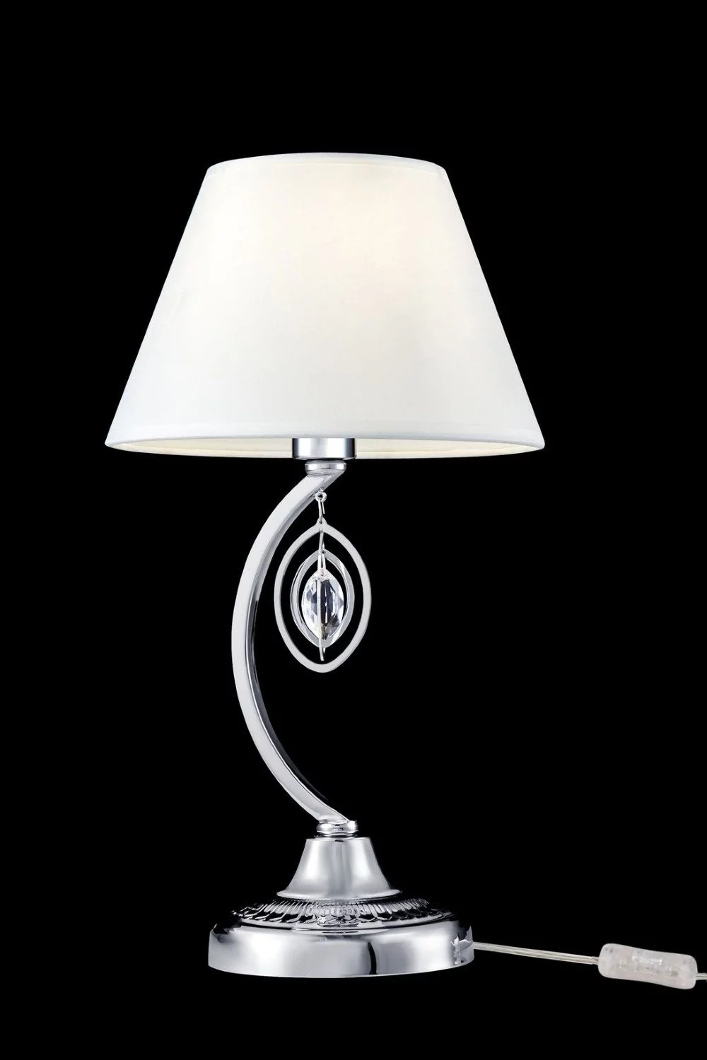   
                        
                        Настольная лампа FREYA (Германия) 18861    
                         в стиле Модерн.  
                        Тип источника света: светодиодная лампа, сменная.                                                 Цвета плафонов и подвесок: Белый.                         Материал: Ткань, Пластик.                          фото 2