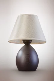   
                        Настільна лампа NB LIGHT (Україна) 18913    
                         у стилі модерн, кантрі.  
                        Тип джерела світла: cвітлодіодні led, енергозберігаючі, розжарювання.                                                 Кольори плафонів і підвісок: бежевий.                         Матеріал: тканина.                          фото 1