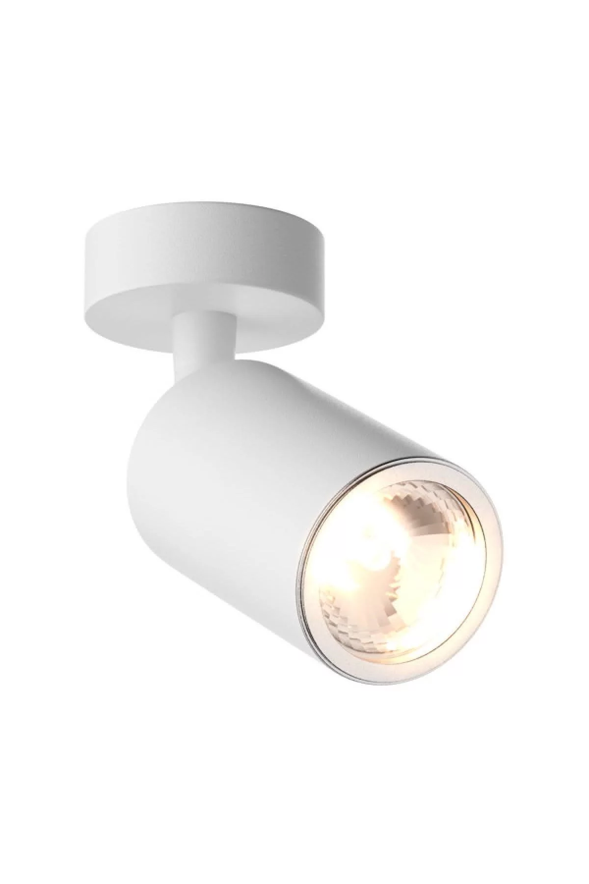   
                        Точковий світильник ZUMALINE (Польща) 19001    
                         у стилі Хай-тек.  
                        Тип джерела світла: cвітлодіодні led, галогенні.                         Форма: Циліндр.                         Кольори плафонів і підвісок: Білий.                         Матеріал: Алюміній.                          фото 1