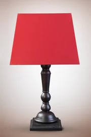   
                        Настільна лампа NB LIGHT (Україна) 19323    
                         у стилі модерн.  
                        Тип джерела світла: cвітлодіодні led, енергозберігаючі, розжарювання.                                                 Кольори плафонів і підвісок: червоний.                         Матеріал: тканина.                          фото 1