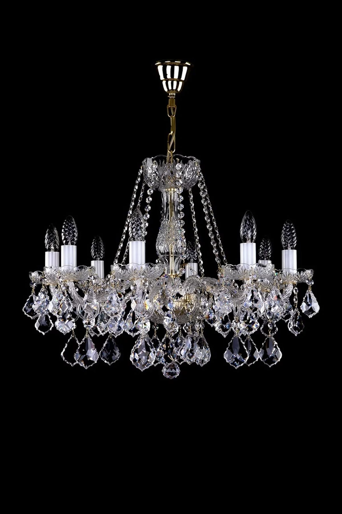   
                        
                        Хрустальная люстра ARTGLASS (Чехия) 19351    
                         В стиле Классика.  
                        Тип источника света: светодиодная лампа, сменная.                         Форма: Круг.                         Цвета плафонов и подвесок: Прозрачный.                         Материал: Хрусталь.                          фото 1