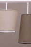   
                        Люстра NB LIGHT  (Украина) 19509    
                         в стиле модерн.  
                        Тип источника света: светодиодные led, энергосберегающие, накаливания.                         Форма: прямоугольник.                         Цвета плафонов и подвесок: черный, коричневый, бежевый, белый.                         Материал: ткань.                          фото 5