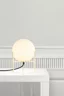   
                        
                        Настольная лампа NORDLUX (Дания) 19565    
                         в стиле Скандинавский.  
                        Тип источника света: светодиодная лампа, сменная.                                                 Цвета плафонов и подвесок: Белый.                         Материал: Стекло.                          фото 3