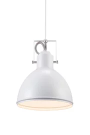   
                        
                        Люстра NORDLUX (Дания) 19615    
                         в стиле Лофт, Хай-тек.  
                        Тип источника света: светодиодная лампа, сменная.                         Форма: Круг.                         Цвета плафонов и подвесок: Белый.                         Материал: Металл.                          фото 1