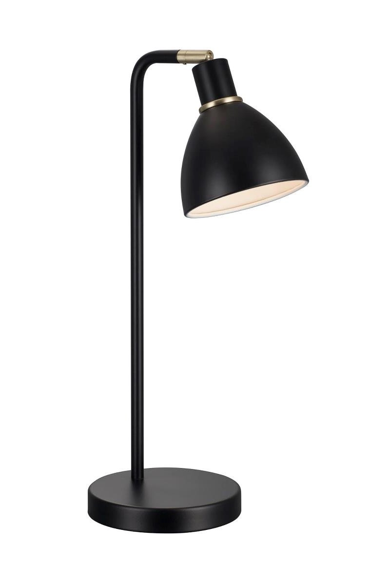   
                        Настільна лампа NORDLUX (Данія) 20242    
                         у стилі лофт.  
                        Тип джерела світла: cвітлодіодні led, енергозберігаючі, розжарювання.                                                 Кольори плафонів і підвісок: чорний.                         Матеріал: метал.                          фото 1