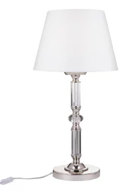   
                        Настільна лампа MAYTONI (Німеччина) 20392    
                         у стилі Класика.  
                        Тип джерела світла: світлодіодна лампа, змінна.                                                 Кольори плафонів і підвісок: Білий.                         Матеріал: Тканина.                          фото 1