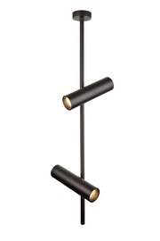   
                        Точковий світильник MAYTONI (Німеччина) 20403    
                         у стилі лофт.  
                        Тип джерела світла: cвітлодіодні led, галогенні.                         Форма: прямокутник.                         Кольори плафонів і підвісок: чорний.                         Матеріал: алюміній.                          фото 1