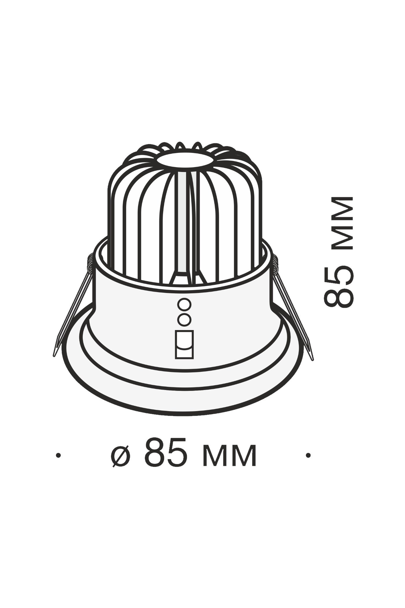   
                        Точковий світильник MAYTONI (Німеччина) 20429    
                         у стилі скандинавський.  
                        Тип джерела світла: вбудовані світлодіоди led.                         Форма: коло.                                                                          фото 5