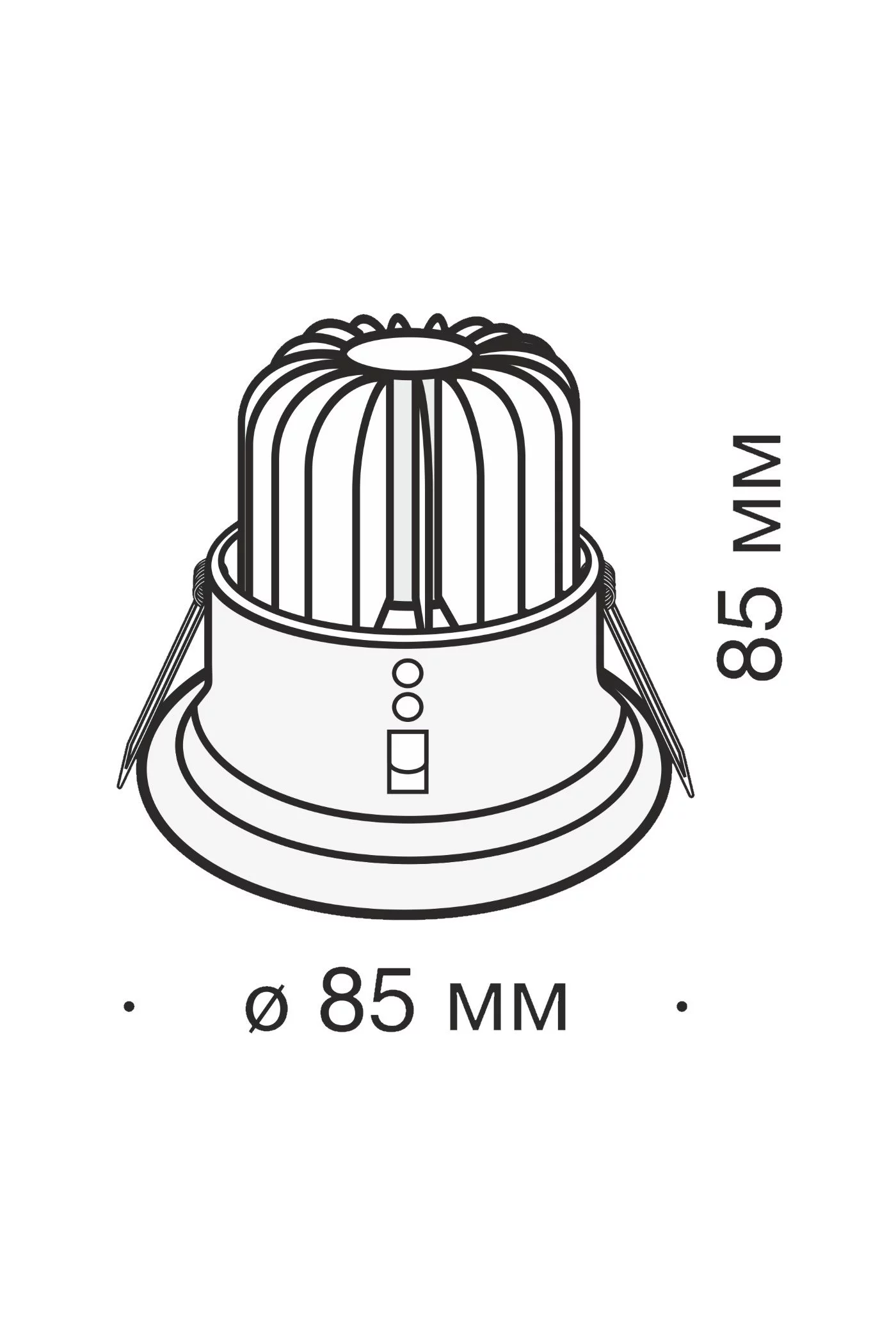   
                        
                        Точковий світильник MAYTONI (Німеччина) 20429    
                         у стилі Скандинавський.  
                        Тип джерела світла: вбудований led-модуль, незмінний.                         Форма: Коло.                                                                          фото 5