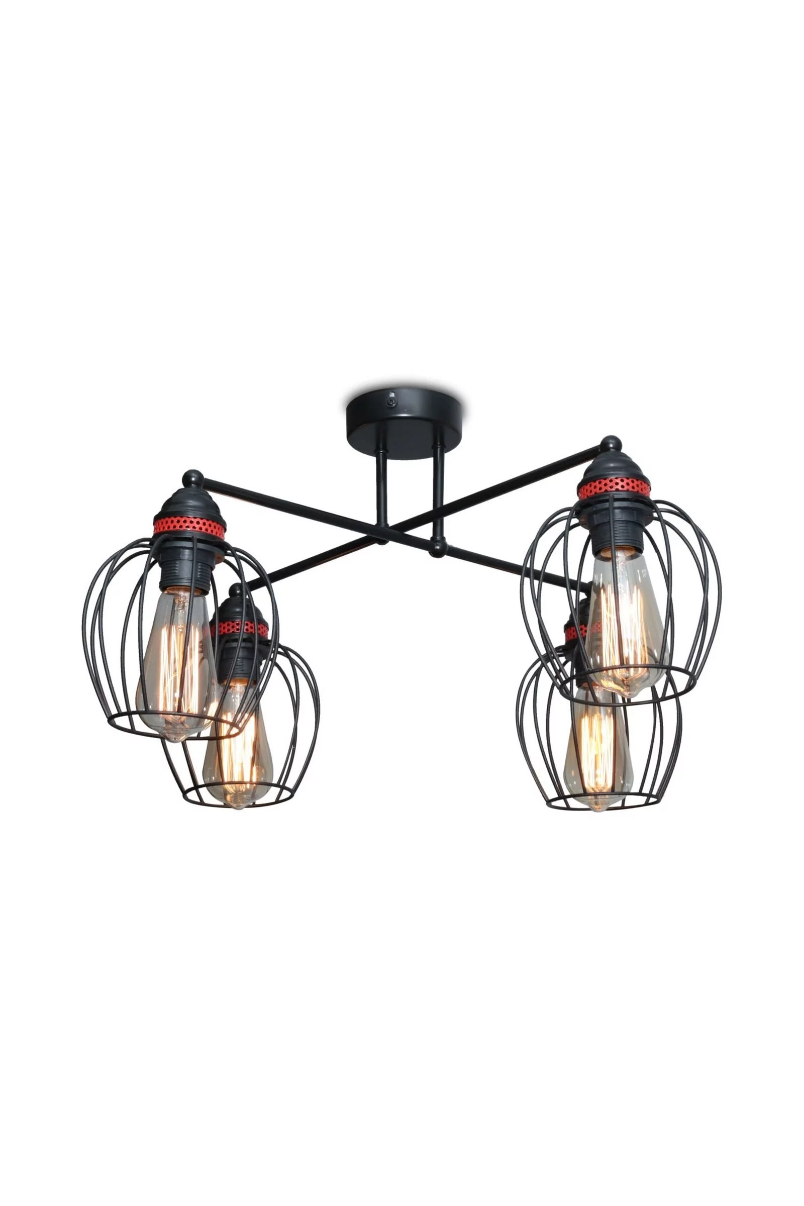   
                        
                        Люстра NB LIGHT (Україна) 21847    
                         У стилі Лофт.  
                        Тип джерела світла: світлодіодна лампа, змінна.                         Форма: Коло.                         Кольори плафонів і підвісок: Чорний.                         Матеріал: Метал.                          фото 1