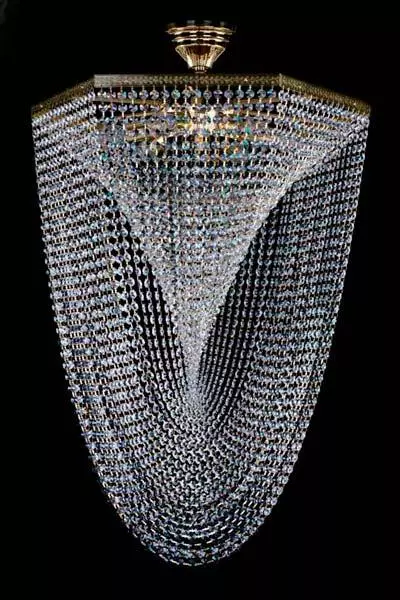   
                        
                        Кришталева люстра ARTGLASS (Чехія) 22486    
                         У стилі Арт-деко.  
                        Тип джерела світла: світлодіодна лампа, змінна.                         Форма: Коло.                         Кольори плафонів і підвісок: Прозорий.                         Матеріал: Кришталь.                          фото 1