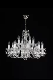   
                        
                        Кришталева люстра ARTGLASS (Чехія) 22488    
                         У стилі Класика.  
                        Тип джерела світла: світлодіодна лампа, змінна.                         Форма: Коло.                         Кольори плафонів і підвісок: Прозорий.                         Матеріал: Кришталь.                          фото 1