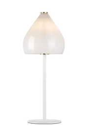   
                        Настольная лампа NORDLUX  (Дания) 22509    
                         в стиле Скандинавский.  
                        Тип источника света: светодиодная лампа, сменная.                                                 Цвета плафонов и подвесок: Белый, Золото.                         Материал: Стекло.                          фото 1