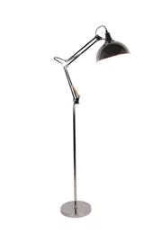   
                        Торшер ZUMALINE (Польща) 22536    
                         у стилі Лофт.  
                        Тип джерела світла: світлодіодна лампа, змінна.                                                 Кольори плафонів і підвісок: Чорний.                         Матеріал: Метал.                          фото 1