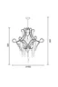   
                        
                        Хрустальная люстра ARTGLASS (Чехия) 22789    
                         В стиле Классика.  
                        Тип источника света: светодиодная лампа, сменная.                         Форма: Круг.                         Цвета плафонов и подвесок: Серый.                         Материал: Хрусталь.                          фото 3