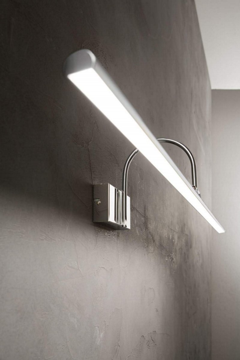   
                        Підсвітка для картин IDEAL LUX (Італія) 22893    
                         у стилі модерн.  
                        Тип джерела світла: вбудовані світлодіоди led.                                                 Кольори плафонів і підвісок: білий.                         Матеріал: пластик.                          фото 2