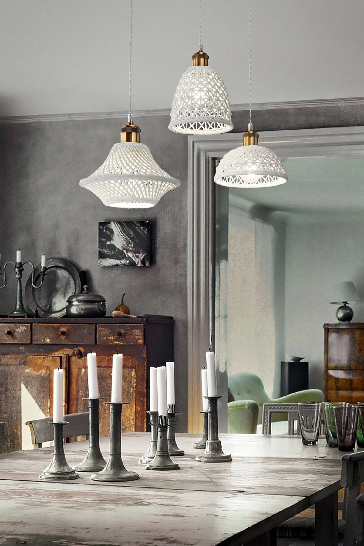   
                        
                        Люстра IDEAL LUX (Італія) 22899    
                         У стилі Модерн.  
                        Тип джерела світла: світлодіодна лампа, змінна.                         Форма: Коло.                         Кольори плафонів і підвісок: Білий.                         Матеріал: Метал.                          фото 2