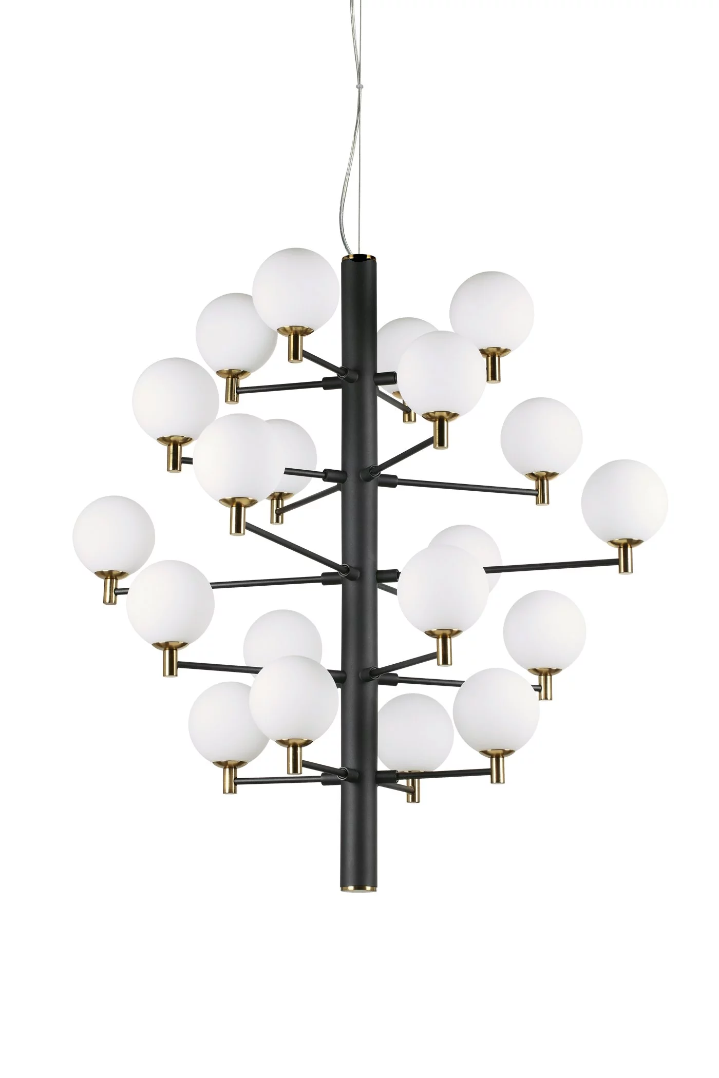   
                        
                        Люстра IDEAL LUX (Італія) 22957    
                         у стилі Модерн.  
                        Тип джерела світла: світлодіодна лампа, змінна.                         Форма: Коло.                         Кольори плафонів і підвісок: Білий.                         Матеріал: Скло.                          фото 1
