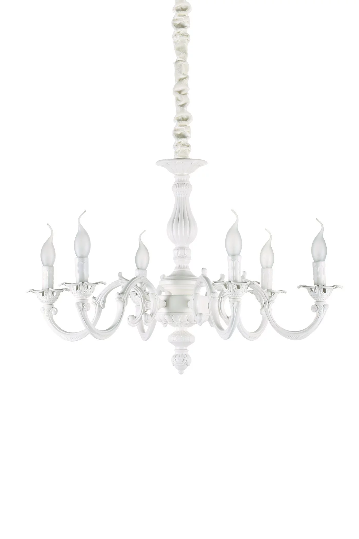   
                        
                        Люстра IDEAL LUX (Італія) 22995    
                         У стилі Класика.  
                        Тип джерела світла: світлодіодна лампа, змінна.                         Форма: Коло.                         Кольори плафонів і підвісок: Білий.                         Матеріал: Метал.                          фото 1