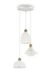   
                        
                        Люстра IDEAL LUX (Італія) 22998    
                         У стилі Модерн.  
                        Тип джерела світла: світлодіодна лампа, змінна.                         Форма: Коло.                         Кольори плафонів і підвісок: Білий.                         Матеріал: Метал.                          фото 1
